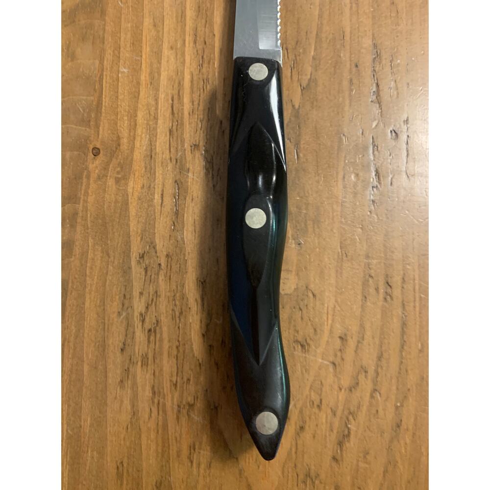 Cutco Slicer Serrated Knife 9 3/4" Blade 1724 Bread Classic Handle USA Vintage - Picture 4 of 7